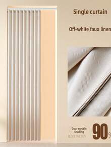 Folding Door Curtain With Strong Wind Blocking Function, Effectively Blocks External Air Flow, Excellent Insulation Performance To Prevent Cold/Hot Air Circulation, Fully Blocks Dust And Debris, Highly Effective Blackout To Create A Soft Indoor Environment, Strongly Protects Privacy By Blocking External Line Of Sight, Creates A Secure And Private Space - Q - View 6