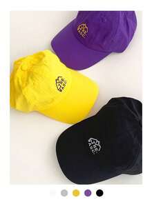 Mũ lưỡi trai mỏng in chữ, nhanh khô, unisex, nhẹ, thoáng khí, in chữ màu tương phản, thích hợp cho mùa hè, hoạt động ngoài trời, chống nắng, vành cong, đi biển, nghỉ lễ. - Khô nhanh. - Xem 4