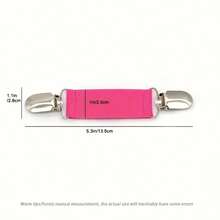 Elastic Sweater Clip Scarf Clip Travel Hat Clip Multi-Function Cardigan Shawl Clip Colorful Belt Clip - Multicolor - View 11