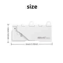 1 chiếc máy đục lỗ mini 5 lỗ cầm tay, làm bằng chất liệu ABS, thích hợp để sắp xếp bàn làm việc, đóng gáy sổ tay, tập tin và album ảnh, không cần điện, tương thích với các khổ giấy A4, B5 và A5. - Mini 5 lỗ - Xem 4