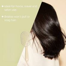 GleamXi 软毛梳，头皮按摩护发，蓬松顺滑，轻松梳理秀发 - 米色 - 查看 9