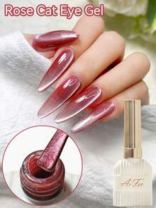 AiFer 1瓶15毫升水晶猫眼磁性凝胶指甲油,可卸UV LED凝胶,适合所有季节的美甲设计。 - 彩色 - 查看 17