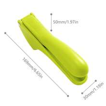 1个不锈钢手动蒜蓉压榨器，蒜姜压榨器，厨房工具 - 彩色 - 查看 15