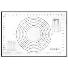 Large Silicone Baking Mat With Red Measurement Markings, Non-Slip Dough Mat For Pizza & Cookies - Multicolor - View 15
