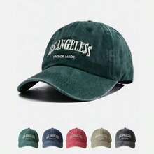 Los Angeles Embroidered Baseball Cap - Unisex, Adjustable, Lightweight, Stylish Sun Hat - Multicolor - View 2