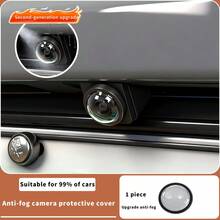 Ốp bảo vệ ống kính camera trước và sau xe hơi, chống bụi, chống sương mù, chống nước, chống cát và đá, chống va đập, độ phân giải cao, trong suốt. Ốp bảo vệ ống kính camera xe hơi, chuyên dụng cho camera lùi 360 độ. - A - Xem 12