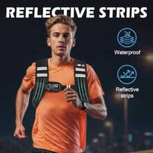 Weiged Vest N - 6lb/8lb/2lb/6lb/20lb/25lb/30lb Womens Weig Vest  Wal Strengt Training Weig Vests  Men Reflective Stre Fitness Vest  Workout Running Jng - Black - View 2