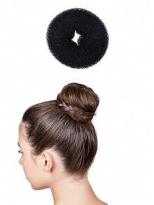 Bộ 6 dụng cụ tạo búi tóc gồm: cỡ cực lớn, lớn, vừa và nhỏ, 20 kẹp tóc lớn và 10 dây buộc tóc màu đen dành cho tóc dày. - Nhiều màu - Xem 12