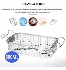 Limpiador Ultrasónico 42kHz 800ml Joyas Relojes Dentaduras Powensra - 1 - Ver 10