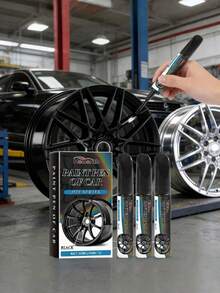 黑色汽车轮毂划痕修复笔，汽车油漆剥落和划痕去除补漆笔 - A - 查看 12