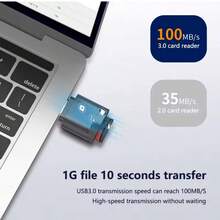 1个Type-C OTG读卡器，高速读写即插即用，小巧便携的手机/电脑适配器，兼容 17/17Pro/16Pro/16/15/15Pro/ - 彩色 - 查看 6