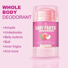 Peach Intimate Care Deodorant, Natural Deodorant Stick And Body Deodorizing Powder, Long-Lasting Freshness, Anti-Dryness, Highly Moisturizing, Suitable For Intimate Areas And Whole Body - Peach - View 4