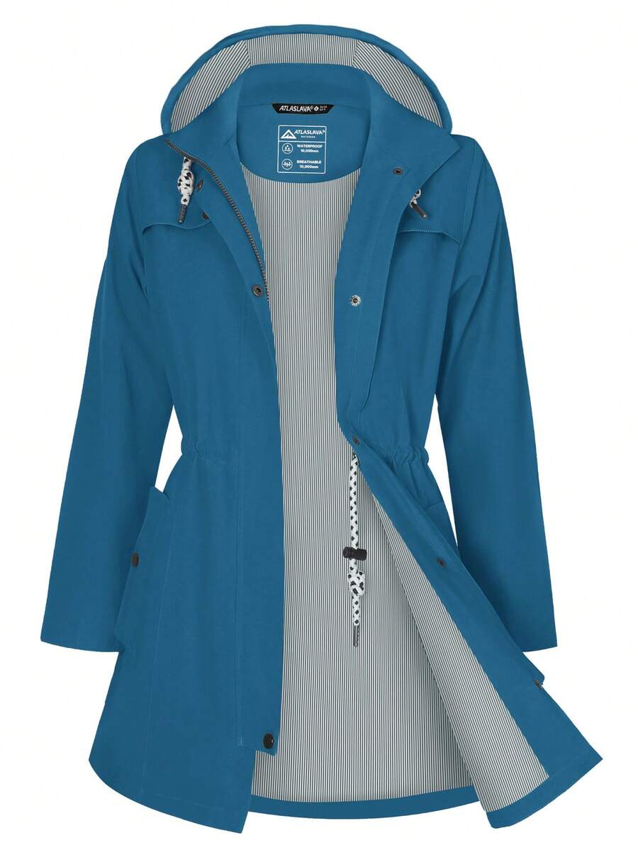 Women Coats - Petrolblau - 查看 1