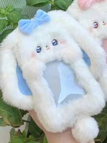 长耳兔卡包，可爱原创毛绒兔玩偶，卡套 - 彩色 - 查看 11