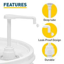 Heavy-Duty 5-Gallon Bucket Pump Dispenser – Compatible With Oil, Laundry Soap, Detergent, Fabric Softener, Degreasers, And More. Includes A Leak-Proof Cap, MaFKing It Ideal For Commercial And Household - 1 - View 5