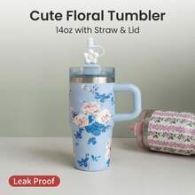 14oz Stainless Steel Vacuum Insulated Water Bottle – Decor Travel Mug For Back To School, Home, Office & Car, Bachelorette Party & Christmas Gift, US Local Warehouse - Nhiều màu - Xem 5