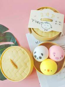 Đồ chơi giảm căng thẳng để bàn dành cho người lớn, đồ chơi cảm giác hình quả bóng bột nặn giảm áp lực, đồ chơi để bàn hình bánh bao nhiều màu sắc, có thể bóp được, mềm mại và đàn hồi, đồ chơi cầm tay độc đáo thú vị, thích hợp cho các bữa tiệc người lớn, bàn làm việc văn phòng và trang trí nhà cửa. - Nhiều kiểu dáng - Xem 10
