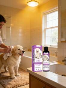 Pet Shampoo - This Pet Care Set Is Specially Designed For Daily Bathing And Grooming Of Cats And Dogs. It Helps Relieve Skin Itchiness, Makes Fur Soft And Tangle-Free. - 100ml - View 2