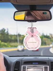 Ambientador de coche con cinta rosa, corazones y estrellas para mujeres, adorable clip de ventilación con diseño romántico, accesorio decorativo para el interior del coche para el salpicadero y las rejillas de ventilación, fragancia duradera para un coche dulce y fresco, regalo perfecto para ella, regalo del Día de San Valentín - multicolor - Ver 3