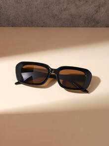 1pc 4-10 Years Old Children Square Frame Glasses, Polycarbonate Material, Casual Personalized Retro Multifunctional Fashion Glasses, Suitable For Outdoor Activities, Parties, Beach Vacation Outfits, Comes With Glasses Case - Multicolor - View 5