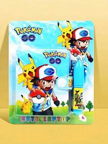 Bộ sổ tay Pokemon 2/4/8 món (kèm bút), sổ ghi nhớ gáy xoắn, quà tặng cho học sinh; thích hợp cho các dịp lễ, tiệc tùng và nhiều dịp tặng quà nhỏ khác (bút và sổ được ghép ngẫu nhiên). - Nhiều màu - Xem 3
