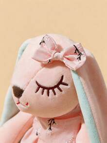 POKOJA LAND 可爱的粉色兔子毛绒玩具 - 柔软的PP材质，非常适合复活节、母亲节和婚礼礼物 - 彩色 - 查看 4