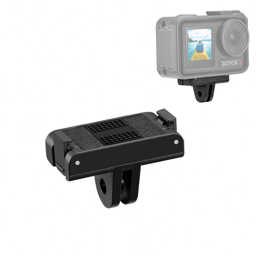 适用于 Osmo Action 5 Pro / 4 / 3 / Osmo 360 的 PULUZ 磁吸式快拆底座扩展支架（黑色） - 查看 1