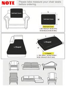 1件装牛奶丝印花弹力沙发套，宠物友好，可机洗，防污耐用，防滑，节日装饰户外家具靠垫套，适用于1/2/3/4座露台沙发 - 橘色 - 查看 3