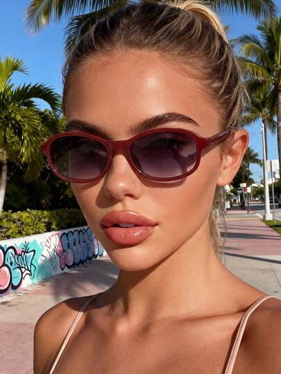 1 Cặp kính râm unisex gọng đỏ hình chữ nhật, kiểu dáng thời trang, đa năng, phù hợp cho thể thao, du lịch ngoài trời, lái xe, cắm trại, sinh hoạt hàng ngày, chụp ảnh đường phố, hẹn hò, v.v. Thích hợp cho trang phục công sở thường ngày của nữ giới vào mùa thu/đông, kỳ nghỉ biển, hoạt động ngoài trời, quà tặng du lịch mùa hè.