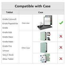 Dây đeo tay an toàn đa năng, trọng lượng nhẹ, phù hợp với máy tính bảng Kindle/Voyager/E-Book 6-8 inch, tay cầm đàn hồi cao, dây đeo cổ tay đa năng cho máy đọc sách điện tử, giá đỡ tay chống rơi, chống trượt, rảnh tay. - Xem 6