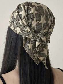 Wasteland Style Lucky Star Subculture Women's Scarf, Thin Triangular Scarf, Headscarf, Hair Accessory;Multifunctional Headband And Hairband, Stylish Scarf, Versatile Headwrap, Hair Tie;Fashionable, Hip-Hop, Individualistic, For Daily Use, Holiday Parties And Events, Vacations, Seaside And Beach Outings, Music Festivals;A Festive Hair Accessory Gift For Girls.Summer Beach Women Bandanas - Nhiều màu - Xem 6