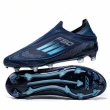 Giày bóng bầu dục chuyên nghiệp dành cho nam, giày rugby người lớn, độ bám cao, bền, chống trượt, nhẹ, thoáng khí, ổn định, thoải mái, thích hợp cho tập luyện, thi đấu và thể thao ngoài trời. - Màu xanh lam - Xem 1