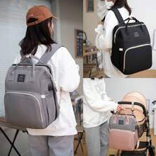 Diaper Bags With Changing Station,900D Oxford Waterproof Diaper Bag Backpack For Moms Dads ,Large Capacity  Essentials (Black/Pink/Blue)Without Toys - 寶藍色 - 查看 9