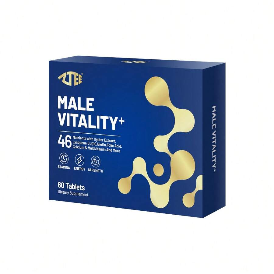 VIVONU Male Vitality Complex Nutritional Tablets Can Quickly Promote Blood Flow, Make It Thicker, And Have Resistance To Maca, Surface Treatments, And Other Natural Ingredients - 1 hộp - Xem 1