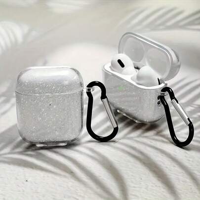 Transparent Shiny Earphone Case Suitable For IPhone Earphones, Protective Cover For 1st/2nd Gen Earphones, New Wireless Earphone Protective Case For 3rd/Pro/Pro2 Earphones, Gift For Boyfriend/Girlfriend