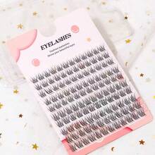 120片DIY简易粘贴式假睫毛套装 - 卡通风格，自然妆效，浓密蓬松，C型卷翘，长度10-12毫米，厚度0.05毫米，新手友好（随机包装2种款式） - C - 查看 7