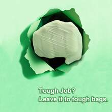 6L/8L/10L/30L Compostable Food Waste Bags, 50pcs/25pcs Pack, Thick Compost Bags, Suitable For Countertop Trash Cans, Small Composting Bags, Food Scrap Bags - Mint Green - View 7