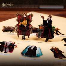 Harry Potter Character Creative Sticker Gift Box, Transparent 3D Head Stickers Of Hermione, Harry, Malfoy, Snape & Luna, 3D Character Stickers - Multicolor - View 2