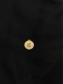 1pc 18K Gold Plated Stainless Steel Devil's Eye Sun Moon Star Disc Pendant, Punk Dark Style Necklace Bracelet Jewelry Accessory, Gift For Loved Ones And Friends - Yellow Gold - View 10