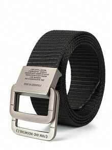 2026 3.8厘米双环腰带 男女通用，尼龙织带可调节无孔腰带，适合男士、女士和青少年 - 彩色 - 查看 6