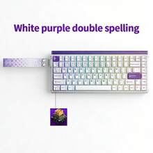 AULA HERO 84HE Wired Mechanical Keyboard, 80% Layout, 84 Keys, RT Gaming, 8K Polling Rate, RGB Lighting, 5-Layer Cushioning - View 15