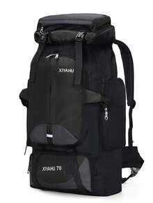 Ba lô chống thấm nước dung tích lớn, phù hợp cho cả nam và nữ, lý tưởng cho leo núi và du lịch. Lưu ý: Có thể có sự khác biệt nhỏ về màu sắc giữa các lô hàng. - màu đen - Xem 5