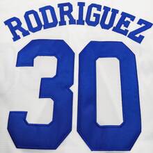 MEAN MACHINE Áo đấu bóng chày Benny "The Jet" Rodriguez số 30 trong phim Sandlot, thêu chữ, quà tặng cho người yêu thích phim. - trắng - Xem 7