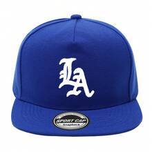 Unisex LA Print One-Style Flat-Brimmed Baseball Cap - LA Hat For &, Outdoor Activities, Vacation & Shopping, LA Letter, -Care For Retailers/Homers - 粉色 - 查看 11