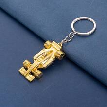 1 Men's Keychain Gift Racing Keychain Formula Racing Keychain - Silver - View 7