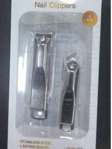 2件装指甲钳，男女通用美容护理工具 - 不銹鋼 - 查看 7