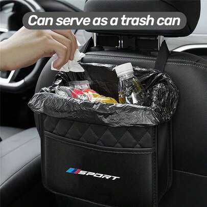 1pc Car Seat Back Storage Bag Hanging Bag Rear Seat Car Storage Bag For BMW 1 3 5 7 2 4 6 X Series X1 X3 X5 X6 X4