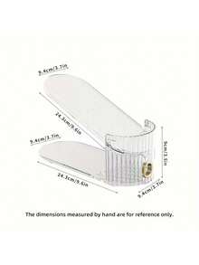 Kệ đựng giày hai tầng trong suốt, có thể điều chỉnh, tiết kiệm không gian, thích hợp cho lối vào nhà. - Xem 8