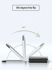 1pc Sparkling Rhinestone Folding Comb,Makeup Comb, Massage Comb, Luxury Mini Hair Brush With Mirror,Women's Hair Styling Compact, Portable Pocket Comb,Hair Products And Accessories For Barber Salon Beauty Travel Essentials,Perfect Gift For Family, Friends, Loved Ones,Ideal Birthday Gifts, Holiday Gifts, Party Gifts, Mother's Day Gifts,Wedding Gifts, Back-To-School Gifts - Multicolor - View 5