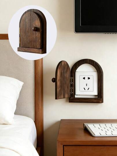 1. Nắp che ổ cắm điện bằng gỗ thủ công (không dùng cho điện), được làm thủ công từ gỗ, được thiết kế để che và trang trí ổ cắm, ngăn bụi bẩn, thích hợp cho tường phòng khách, trang trí phòng ngủ, trang trí nhà cửa, thích hợp cho phòng chơi game, khách sạn, nhà nghỉ, và như một hộp trang trí để bảo vệ ổ cắm nhà bếp, tăng tính thẩm mỹ cho không gian.